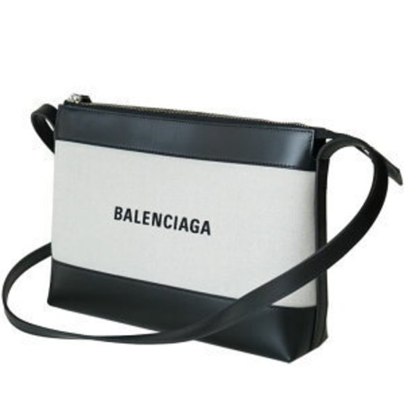 Balenciaga Shoulder Bag Navy Blue Crossbody Pouch Noir Black - Picture 1 of 5